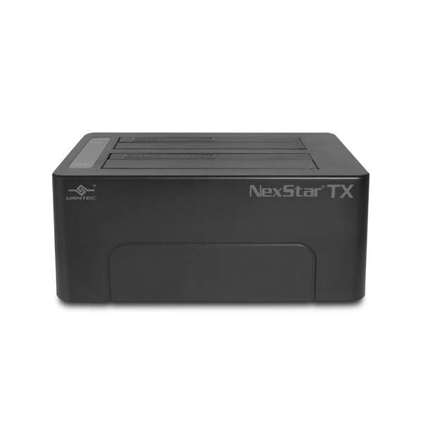 Vantec NexStar TX Dual Bay USB 3.0 Hard Drive Dock NST-D428S3-BK