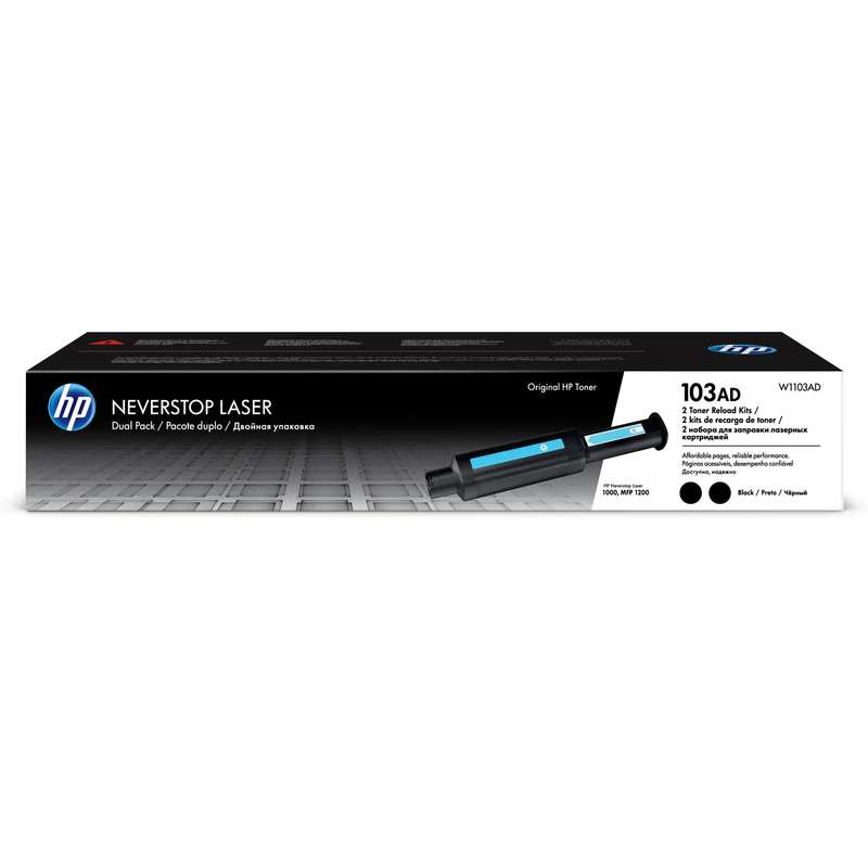 HP 103AD Neverstop Toner Reload Kit 2-Pack