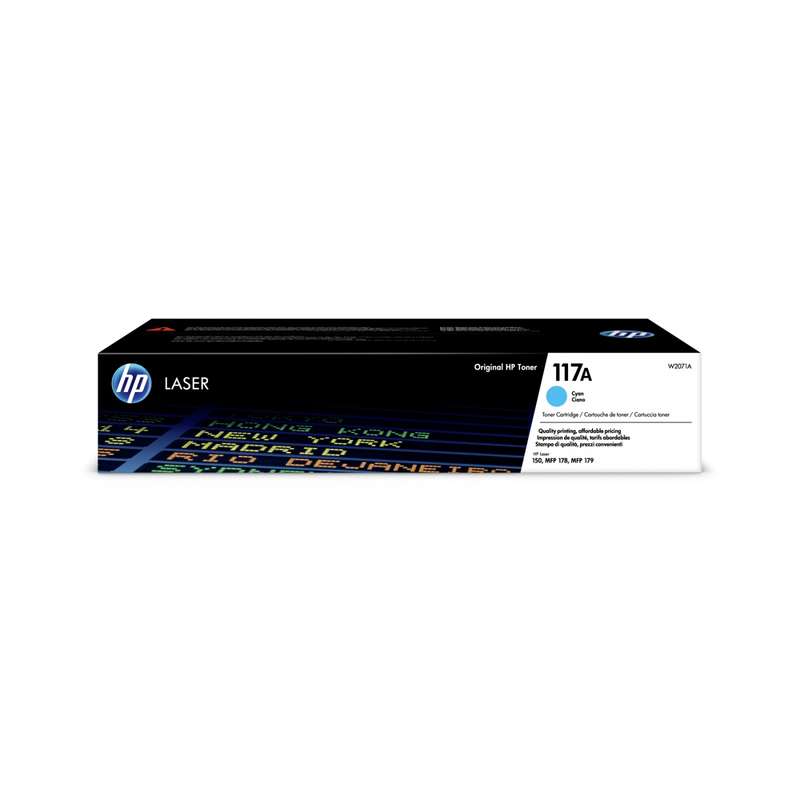 HP 117A Cyan Original Laser Toner Cartridge,700 pages