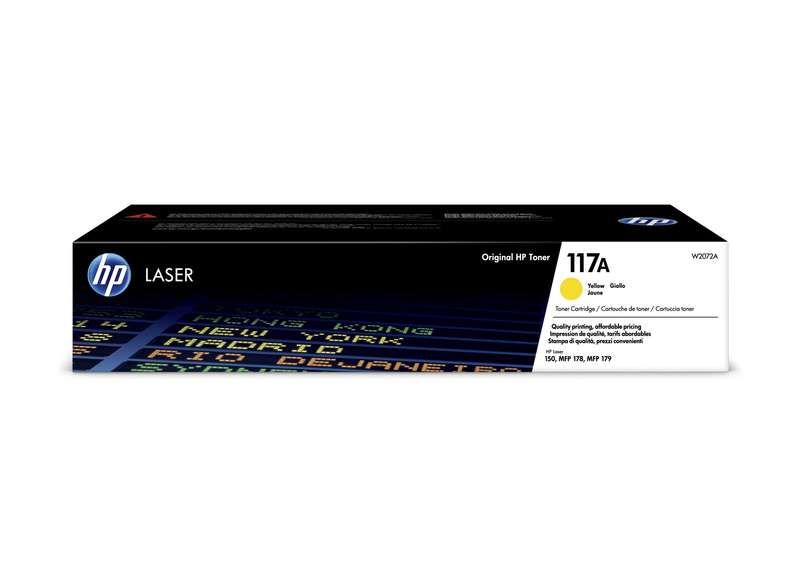 HP 117A Yellow Original Laser Toner Cartridge,700 pages