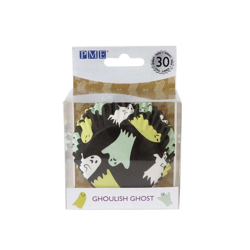 PME Cupcake Cases Standard Size Paper Baking Cases - Pack of 30 - Ghost