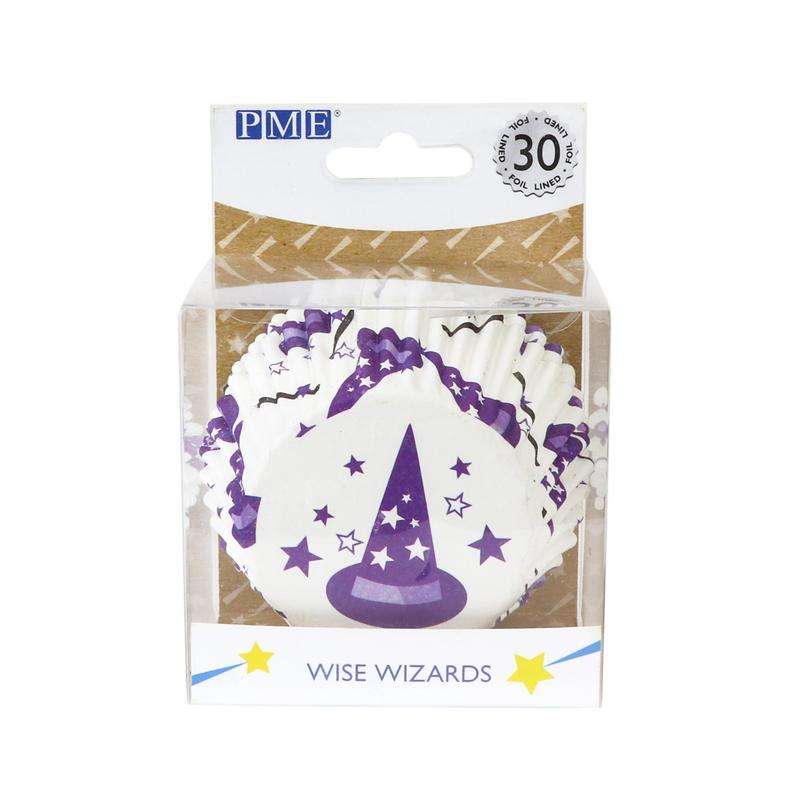 PME Cupcake Cases Standard Size Paper Baking Cases - Pack of 30 - Wizards