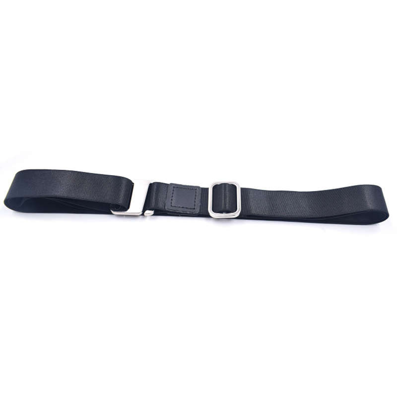 DHAO-Mens Shirt Stay Tuck It Belt Non-slip Wrinkle Bandage Super Belt - Black 2.5