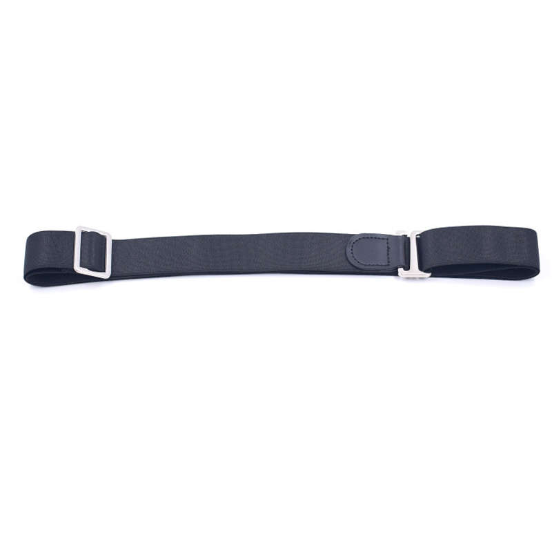 DHAO-Mens Shirt Stay Tuck It Belt Non-slip Wrinkle Bandage Super Belt - Black 3.0