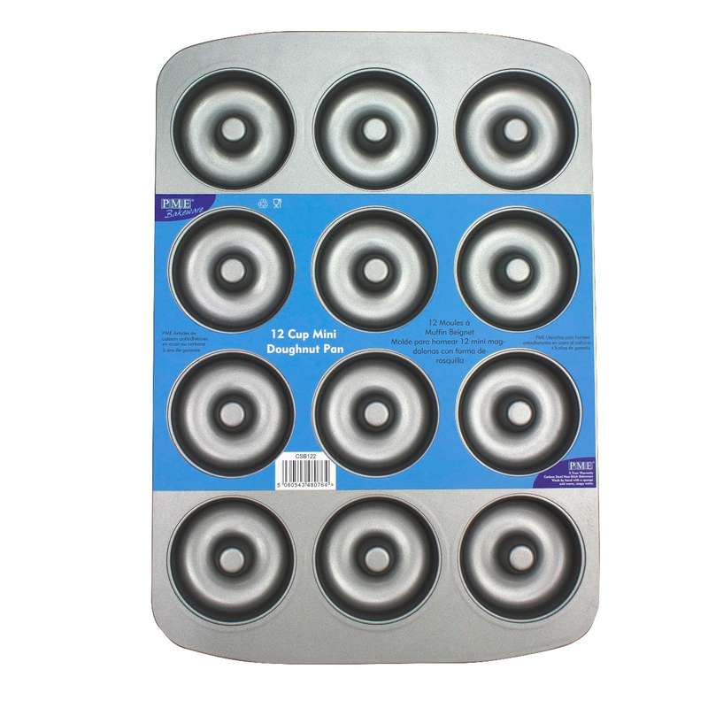 NON STICK - 12 CUP MINI DONUT PAN (37.3 X 26.1MM / 14.7 X 10.3")