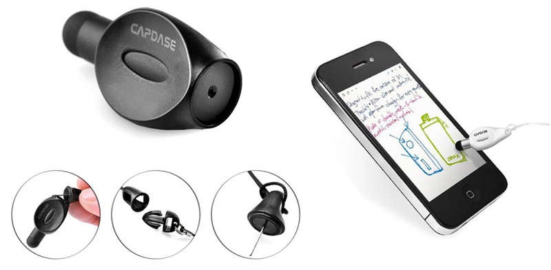 Capdase Capacitive Stylus for iPhone/iPad/Smart Phone + SIM Eject Pin for Micro-Sim Card Tray