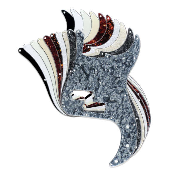 Black Precision Bass Pickguard