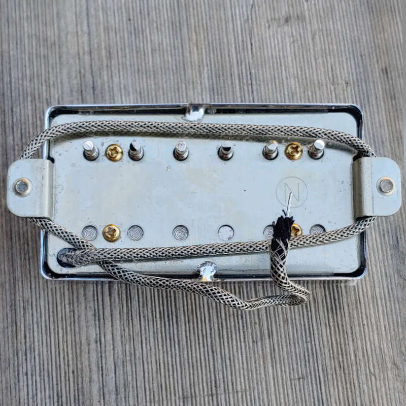 Chrome Karman AlNiCo 5 Humbucker Guitar Pickup (Single)
