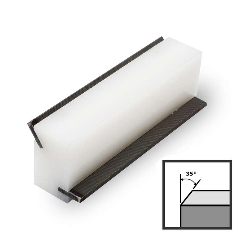 Acrylic Guitar fret bevel file 90 degree and 35 degree