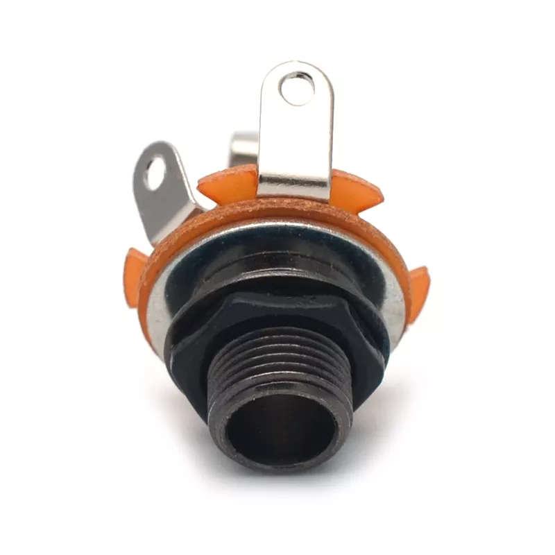 1/4'' (6.35mm) Mono Output Jack Socket Black