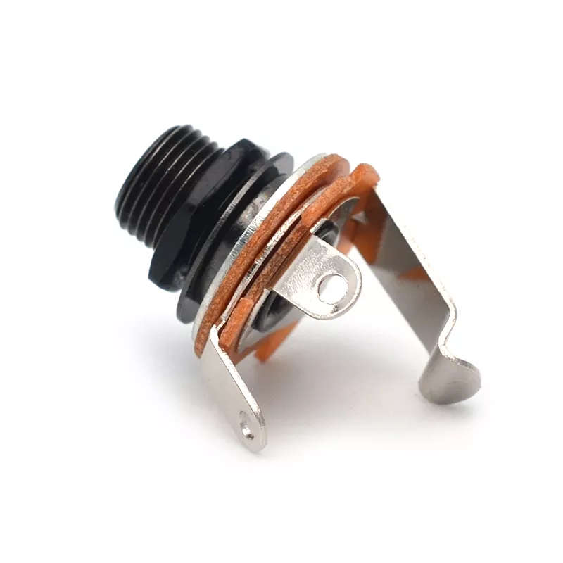 1/4'' (6.35mm) Mono Output Jack Socket Black