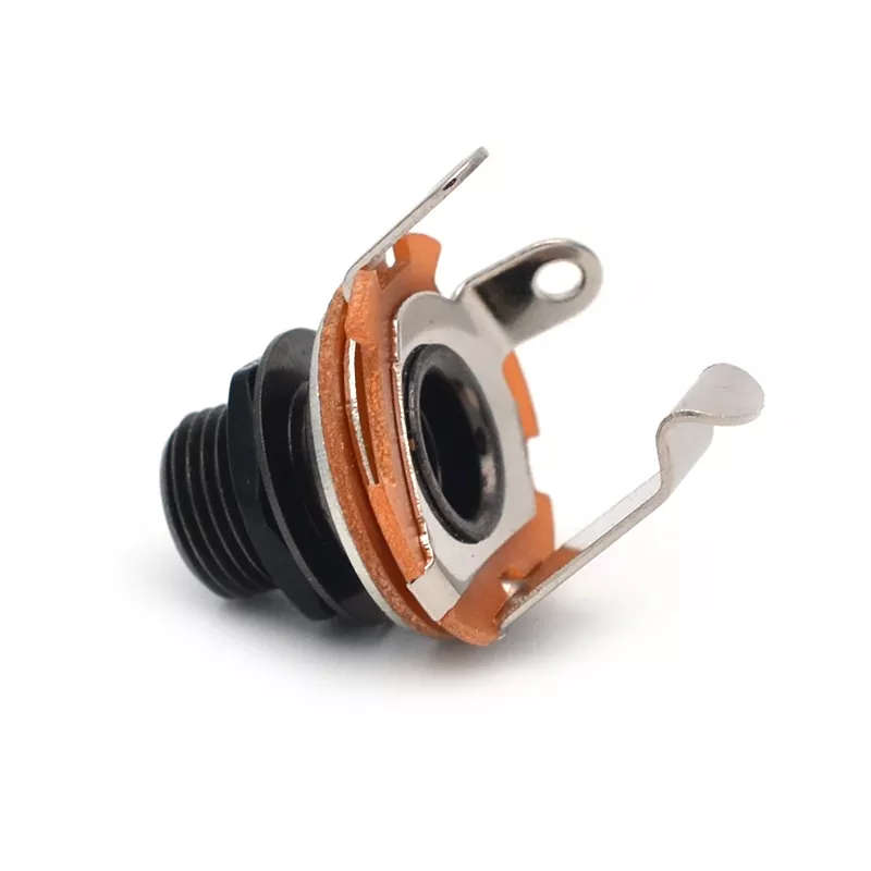1/4'' (6.35mm) Mono Output Jack Socket Black