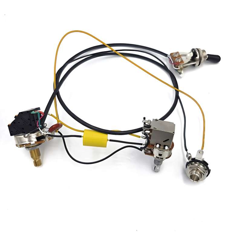 Premium Pre-wired Electronics for 2 x Humbucker with Master Volume and Master Tone with Coil Split