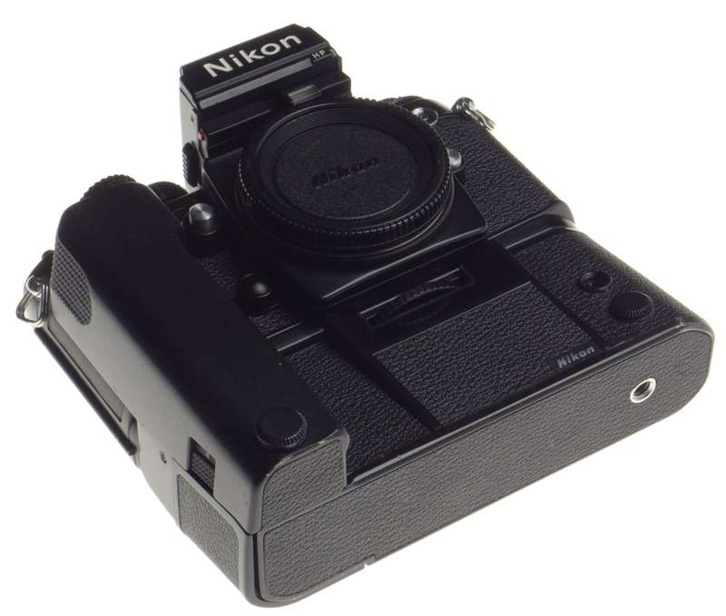 Nikon Black F3 HP SLR 35mm motorised body film camera clean condition - Nikon