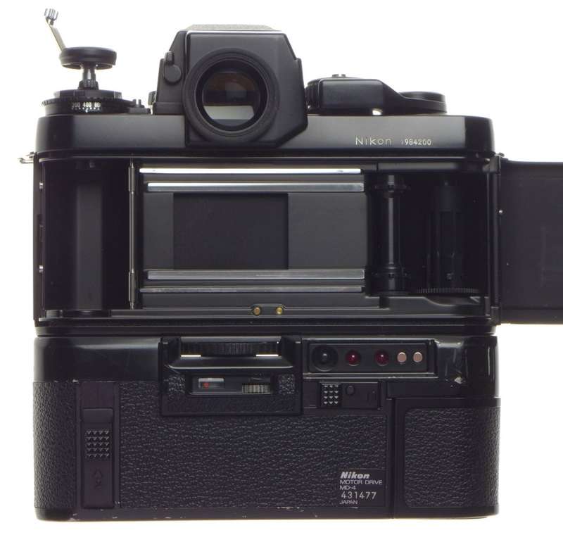 Nikon Black F3 HP SLR 35mm motorised body film camera clean condition - Nikon