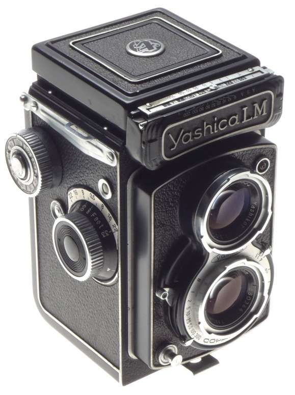 Yashica LM film camera TLR Yashicor 3.5 f=80mm lens COPAL MX shutter - Yashica