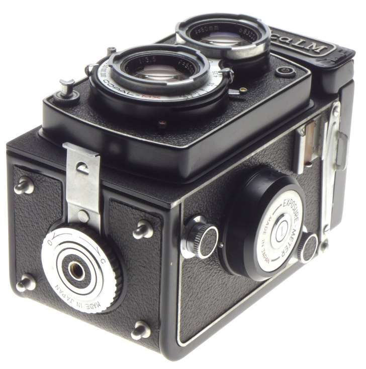 Yashica LM film camera TLR Yashicor 3.5 f=80mm lens COPAL MX shutter - Yashica