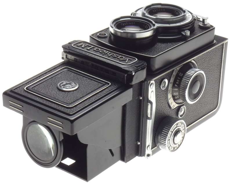 Yashica LM film camera TLR Yashicor 3.5 f=80mm lens COPAL MX shutter - Yashica