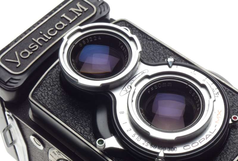 Yashica LM film camera TLR Yashicor 3.5 f=80mm lens COPAL MX shutter - Yashica