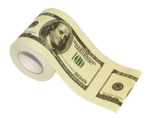 $100 Toilet Roll - Thumbs Up