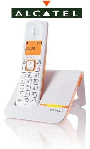 Alcatel Versatis F200 Orange Cordless Phone (F200ORG) - Stingray