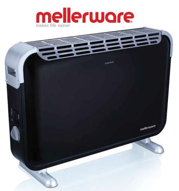 Mellerware Turbo 2000 Convection Heater Black (35801) - CHW