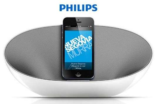 Philips docking speaker with Bluetooth Lightning connector for iPod/iPhone (DS3480/12) - ACT