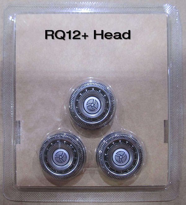 Philips Shaving Head Replacement 3pc (RQ12+ 3PC Head Only) - Philips