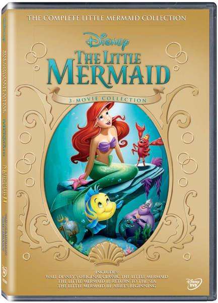 Walt Disney's Little Mermaid 1 - 3 Box Set (DVD) - SterKinekor