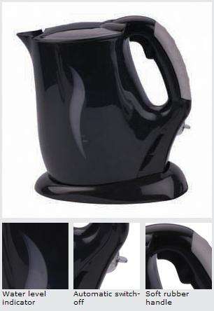 Mellerware Cordless Travel Jug - Black (33001)