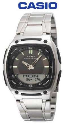 Casio Analog-Digital 10 Year Battery Men's Watch (AW-81D-1AVDF) - Casio