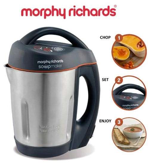 Morphy Richards Stainless Steel Soup Maker (48823)