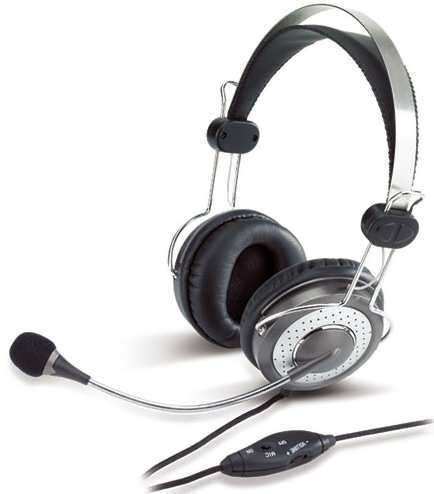 Genius HS-04SU Headband headset with Noise-canceling microphone