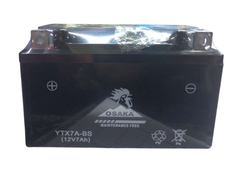 BV022 Osaka - Battery Motorcycle. Power Sport. Maintenance Free 12 Volt 7Ah.