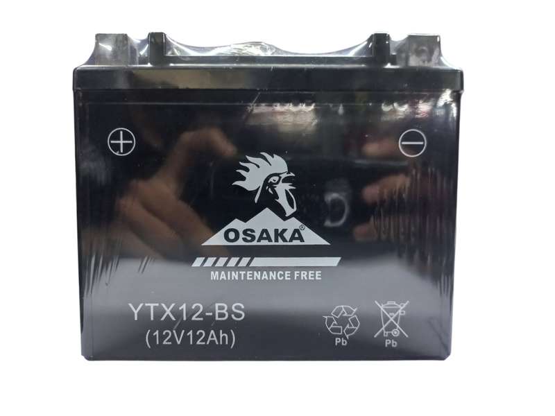 BV034 Osaka - Battery Motorcycle.Power Sport.Maintenance Free. 12 Volt 12Ah.
