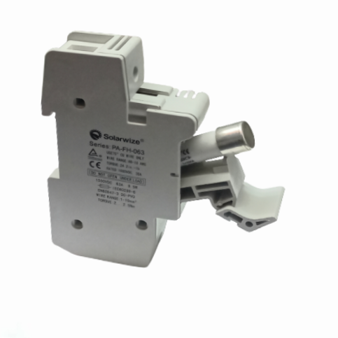 SJ018B Protection - PV Fuse Holder Din 63Amp.Max ( No Fuse)  63x15mm