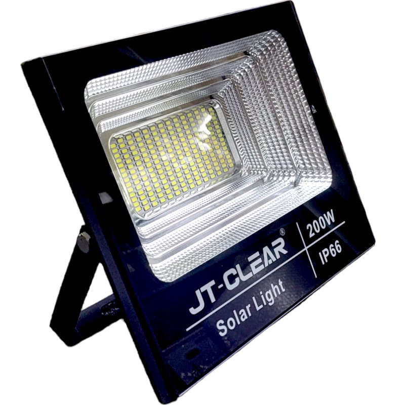 LA060  - JT CLEAR  Floodlight Outdoor LED with Solar Panel IP65 200 Watt.
