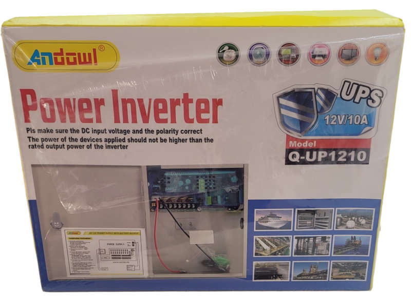 SA498 - ADL  Inverter UPS Back-up Power Supply 12V DC 10Amp 4 Channel. Input 220Volt AC