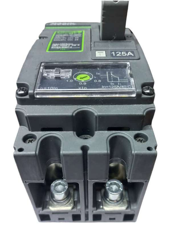 SJ058N Protection - NOARK Moulded Case DC Circuit Breaker 125 Amp 1000V  Double Pole withTimer NEW