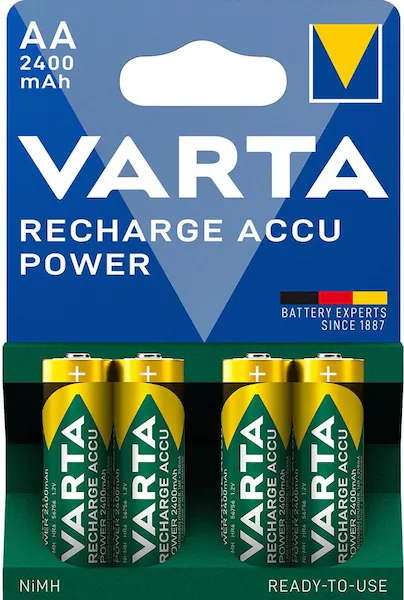 RA520 - VARTA - Size AA RECHARGEABLE ACCU POWER  4 pack.