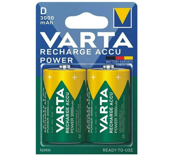 RA540 - VARTA - Size D RECHARGEABLE ACCU POWER 2 pack