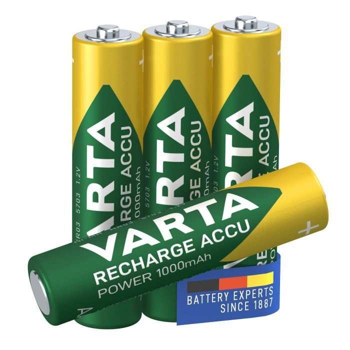 RA520 - VARTA - Size AA RECHARGEABLE ACCU POWER  4 pack.