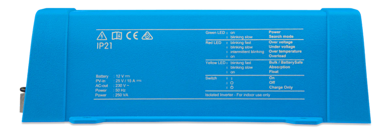SA350 -  Victron Sun Inverter. Pure Sine Wave 250VA  12 Volt  with PWM charge controller.