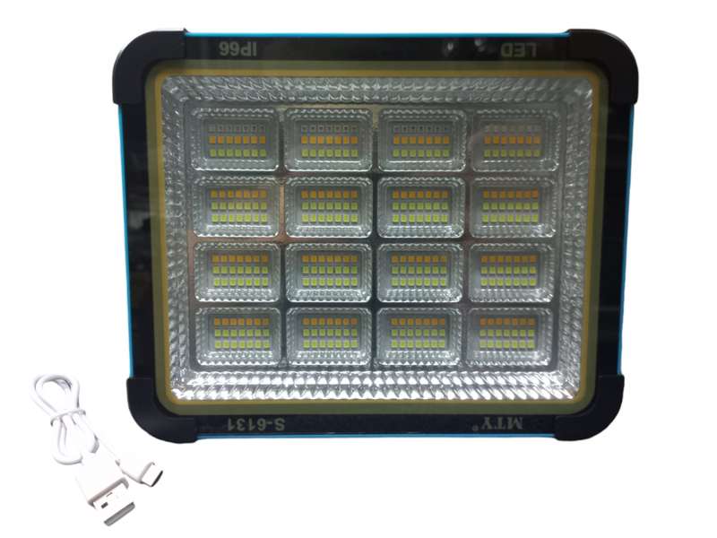 LA061 - MTY  Floodlight Outdoor LED with Solar Panel  IP66  500 Watt.