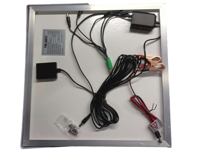 EA090   Vikaro - Multifunction Solar Panel Charger 5/9/16 Volts 30 Watt