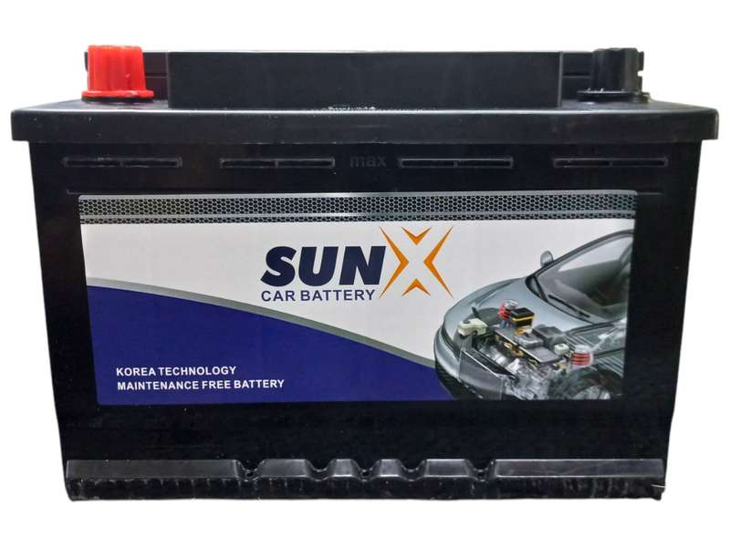 FB0282 SunX 657 - Auto Battery 12 Volt 75 Ah with OLD Battery. Plus R220 without OLD Battery.