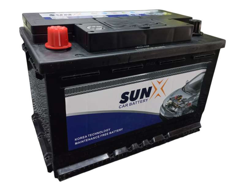 FB0282 SunX 657 - Auto Battery 12 Volt 75 Ah with OLD Battery. Plus R220 without OLD Battery.
