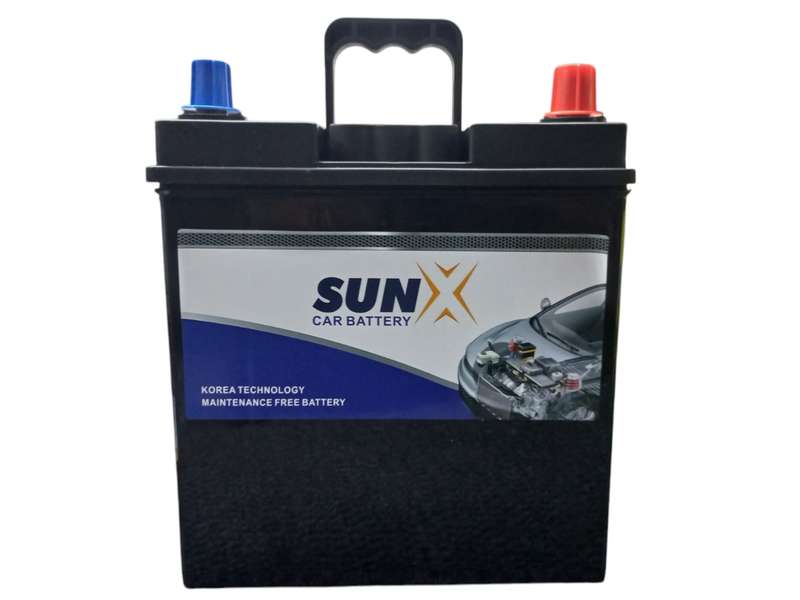 FB0205 SunX 615 - Auto Battery 12 Volt 36Ah with OLD Battery. Plus R220 without OLD Battery.