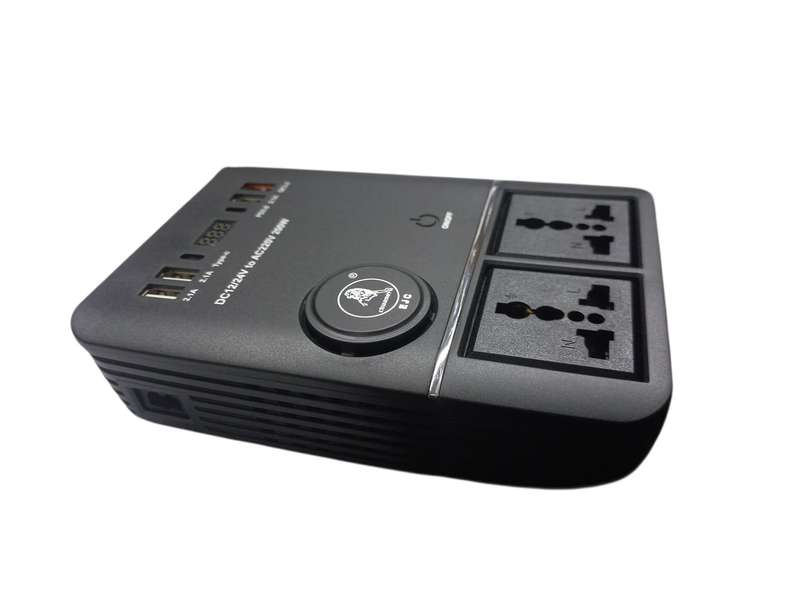 SA019  EJC - Car/ Home Inverter Cigarette Lighter plug 12/24 Volt 200 Watt.