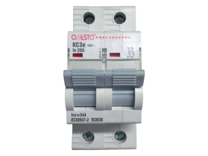 SJ036B Protection -  AC Circuit Breaker 20 Amp Double Pole